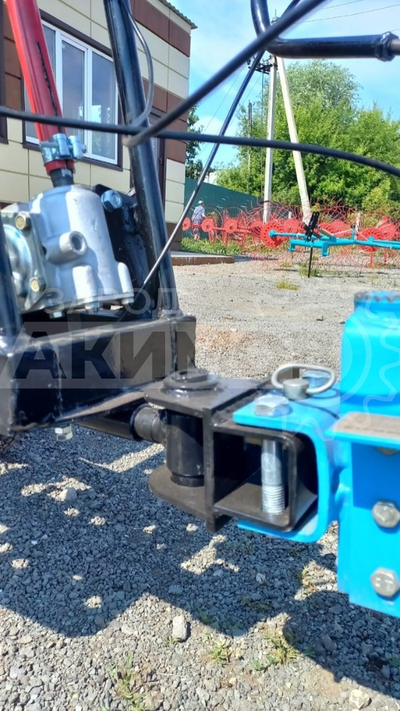 Адаптер ЗАДНИЙ с рулем АР-1 для МБ универсальный (4.00-10) (колея-600,70кг,Д-1200,В-1100,Ш-780) /Чеб