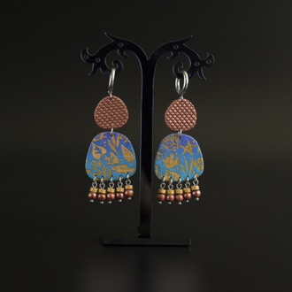 серьги "Лето. Море. тип 4"