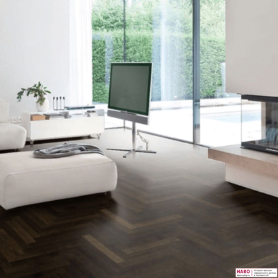 Инженерная доска Дуб Африканский 531963 в интерьере комнаты