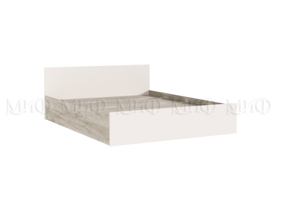 Бася Кровать 1,6м Кашемир, дуб крафт серый