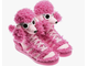 Adidas Jeremy Scott Pink Poodle сбоку