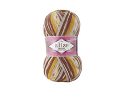 Пряжа Superwash Alize (Ализе Супервош) Состав: 75% - SW шерсть, 20% - Полиамид Вес: 100 гр Метраж: 420 м. Цвет Цвет 7652