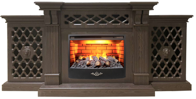 Электрокамин Асгард AO с очагом 3D FireStar 25.5