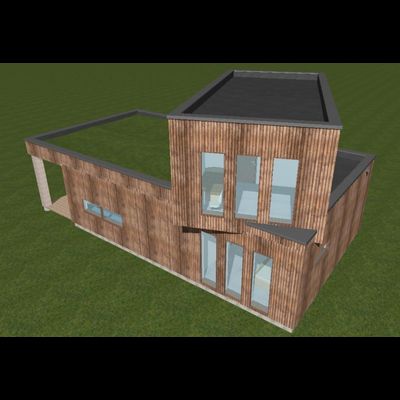 Двухэтажный дом с тремя спальнями 130м² (S69)