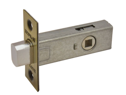 Задвижка дверная врезная д/дерев.дверей Нора-М З-45 под фиксатор бронза [44303]