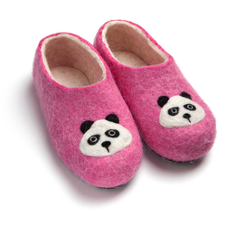Купить детские войлочные тапочки «Панда»