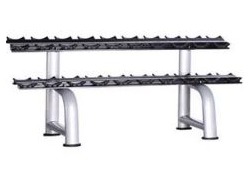 Стойка для гантелей Aerofit, 10 пар, платиновый