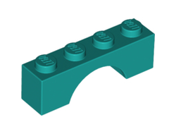 Arch 1 x 4, Dark Turquoise (3659 / 6253876)