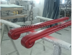 Окончание поручня №2 из массива дуба