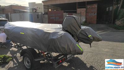 Тент на лодку Polar Bird модель PB-420E 2020 г.  пол-стеклокомпозит