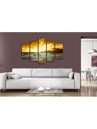 Модульная картина "Красное море"