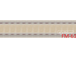 FM-61 ПЛИНКА Глянцевая cтеновая панель ALBICO(АЛЬБИКО) 2800*610*6мм