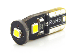 Светодиодная лампа T10 (W5W) 8G-3W, White (белый), 12v, 1шт