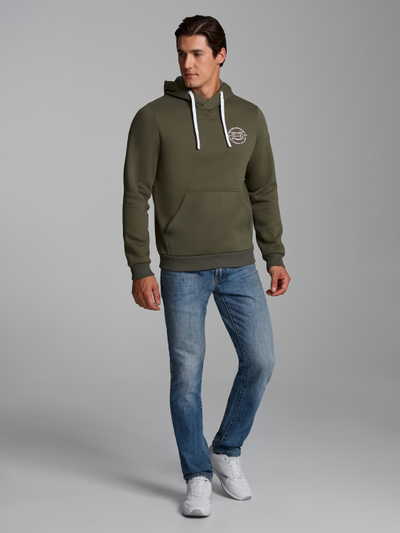 Мужские толстовки 52TM-1037, цвета хаки