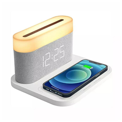 Ночник с часами Xiaomi Youpin VFZ для беспроводной зарядки C-WCLL-C01 White