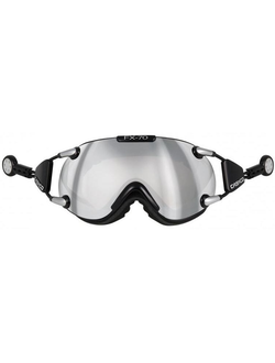 Горнолыжная маска Casco CASCO FX70 Carbonic black silver L 07.5002.L