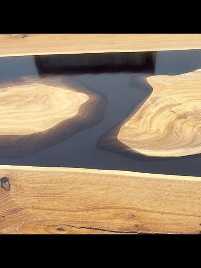 обеденный стол из карагача две реки с островами