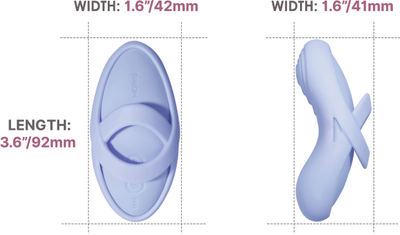 SC511B-SB Вибромассажёр на пальцы SVAKOM ECHO 2 с функцией нагрева