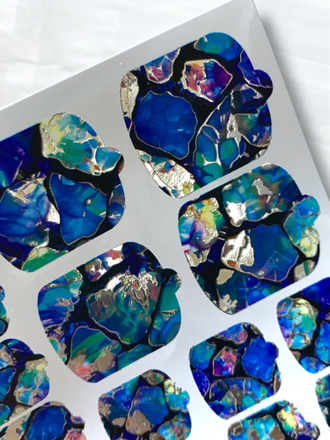 Пленки для педикюра с фольгой VIP-042