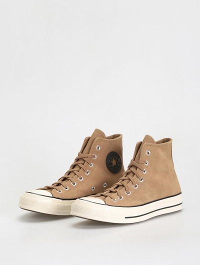 Кеды Converse Chuck Taylor 70 замшевые бежевые высокие A01457C фото