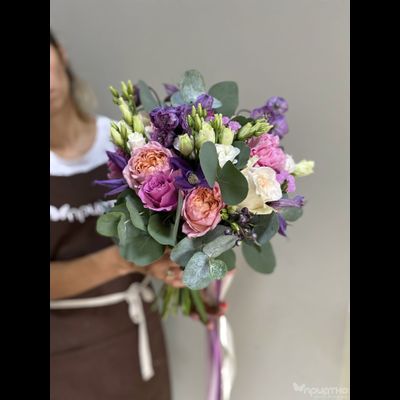 Букет невесты &amp; Бутоньерка № 1364