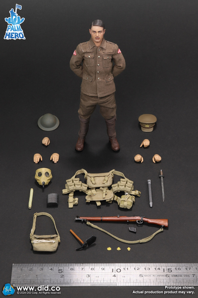 Британский солдат Первой Мировой войны - Коллекционная фигурка 1/12 SCALE WWI British Infantry – Albert Brown (XB80028) - DID