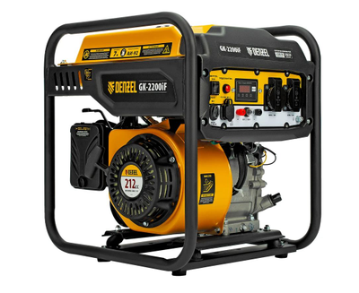 Генератор инверторный Denzel GK-2200iF, 2,2 кВт, 230 В, ручной старт 94707