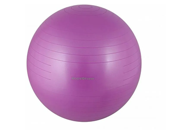 Мяч гимнастический "Альфа Каприз" BF-GB01AB d55см (22"), антивзрыв, малиновый/пурпурный/синий