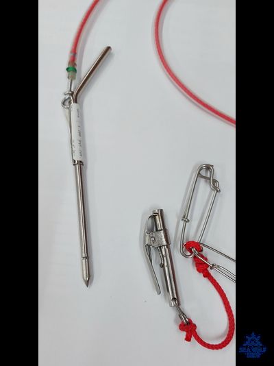 Кукан нерж. с механическим иглоприёмником V2