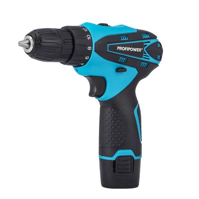 Аккумуляторная дрель-шуруповерт с набором PROFIPOWER MK-12BT