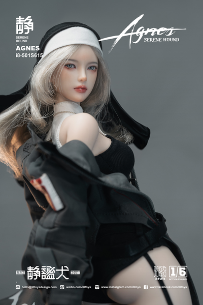 ПРЕДЗАКАЗ - Боевая монахиня Агнес  - Коллекционная фигурка 1/6 Holy Light Serene Hound Agnes (I8-501S615) - I8TOYS ?ЦЕНА: 29500 РУБ.?