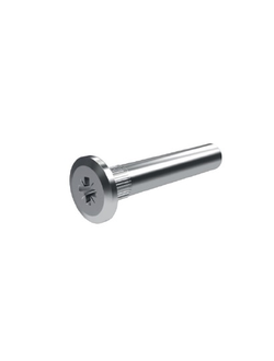 Стяжка межсекционная PERMO "мама" D5 мм М4х27 мм с плоской головкой, никель (Италия)