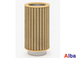 Урна деревянная обшивка для детской площадки