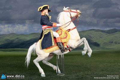 Конь Наполеона - Коллекционная фигурка 1/6 Napoleon White War Horse (Prancing) (E60078) - DID
