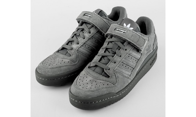 Кроссовки Adidas Forum Low Suede Grey зимние