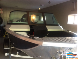 Тент на лодку ВОЛЖАНКА 46 FISH - 2017-18 (БЕЗ ЛЕЕРОВ)