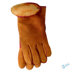 Краги "РосМарка"зимниеособо прочные,  35 см (КТ1452) желтый/красный, иск.мех