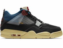 Nike Air Jordan Retro 4 Iv Union Off Noir (Черные) фото