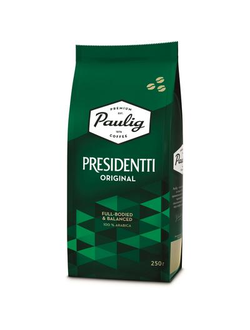 Кофе в зернах Paulig Presidentti Original 100% арабика 250 г