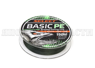 Select Basic PE 150m d-0.14mm 15LB / 6.8kg (dark green.)