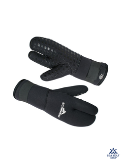 Рукавицы неопреновые 8мм Scorpena D, 3х-палые н/н застежка, р.L