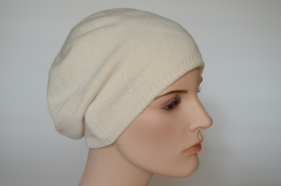 кашемировый берет Vizio Италия 7016 белый фото