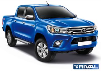 Пороги Toyota Hilux (2015-н.в.), RIVAL, Россия