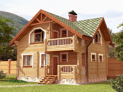 Гостевой дом-баня с бильярдной ДБ-13, площадь 120 м2