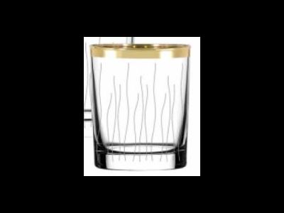 Набор фужеров и бокалов 18предметов Серпантин