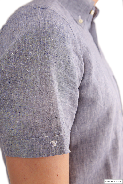 Рубашка мужская льняная Рон-STFC-785