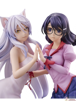 Фигурки Цубаса Ханэкава и  Чёрная Ханэкава (Hanekawa Tsubasa, Black Hanekawa)