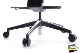 Кресло Aura FK005-A Чёрный (А8) натуральная кожа 68*68*122-128