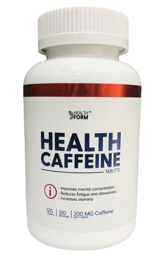 Кофеин CAFFEINE 200 МГ (120 таблеток) HEALTH FORM