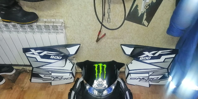 Наклейки на снегоход Arctic Cat XF 800 Sno Pro арктик кэт кет сно про мотопленка.рф